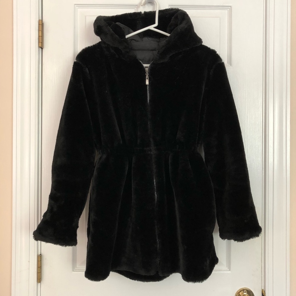 Black Coat with Hood